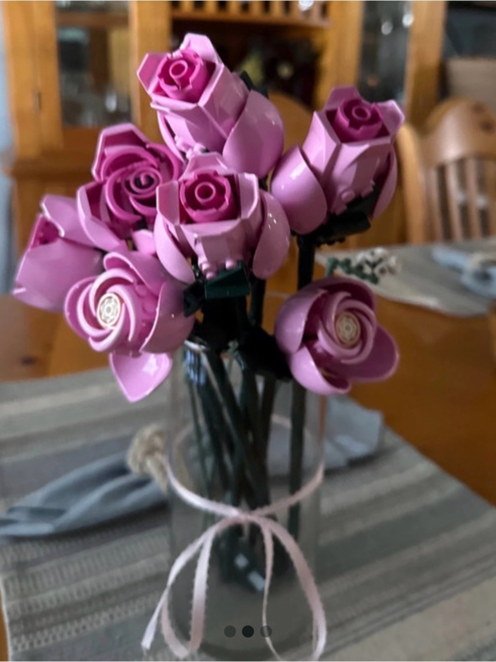 Lego Pink Decorative Rose Bouquet - Home Accents